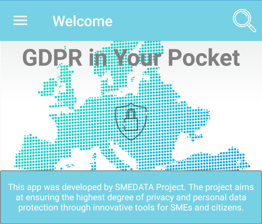 GDPR in Your Pocket mobile app